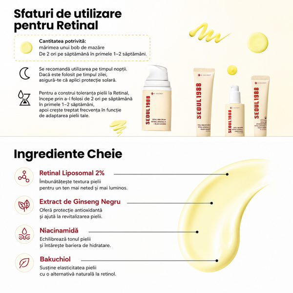 Ser Facial cu Ginseng pentru Tinerețe